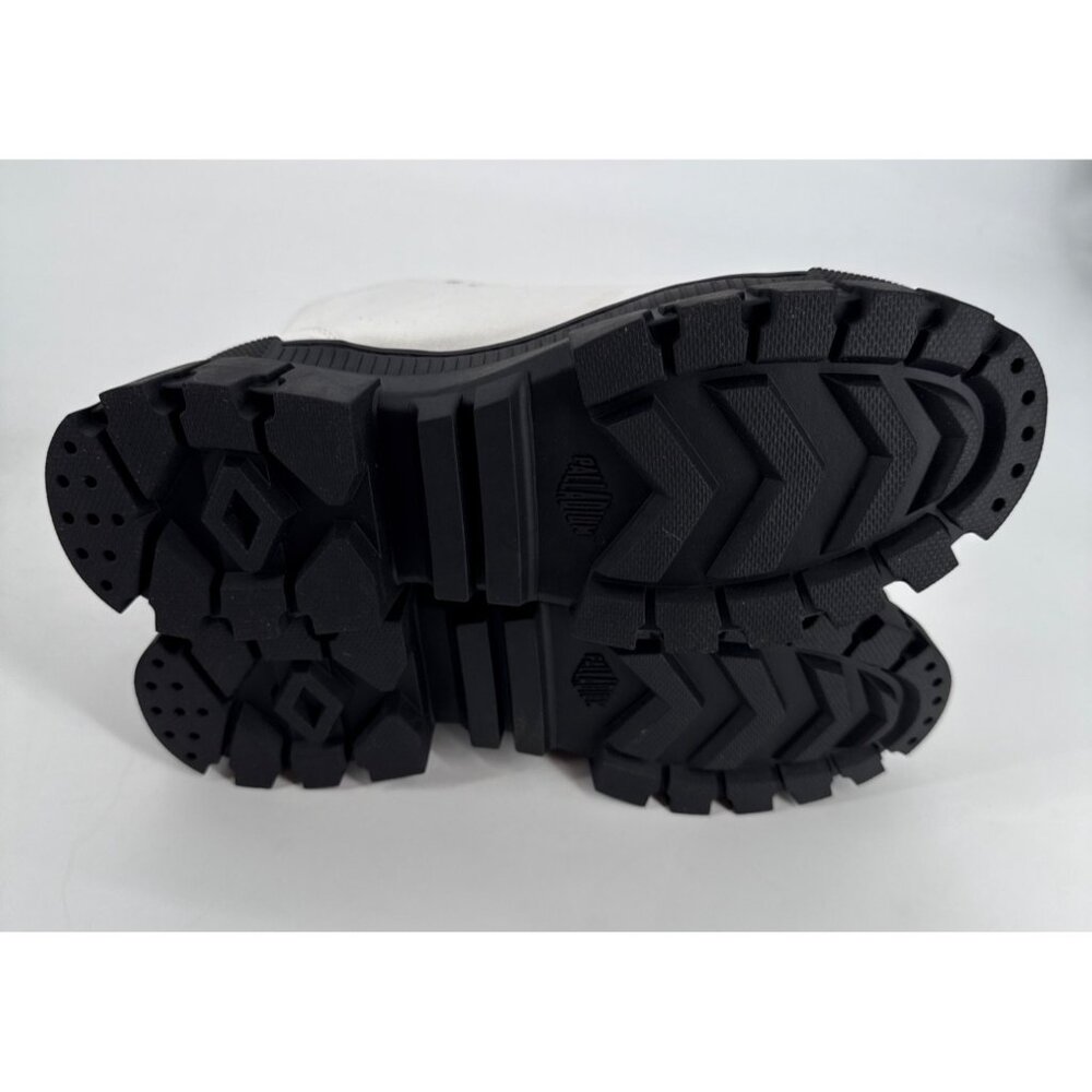 Palladium Womens Ankle Boots Revolt HI TX Black & White Canvas Boots Size 9 - Picture 7 of 11